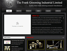 Tablet Screenshot of frankshaving.com
